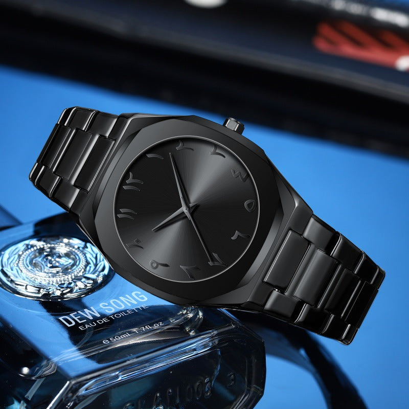High-grade Alloy Arabic Dial Men's Waterproof Watch (Egyptian Edition)