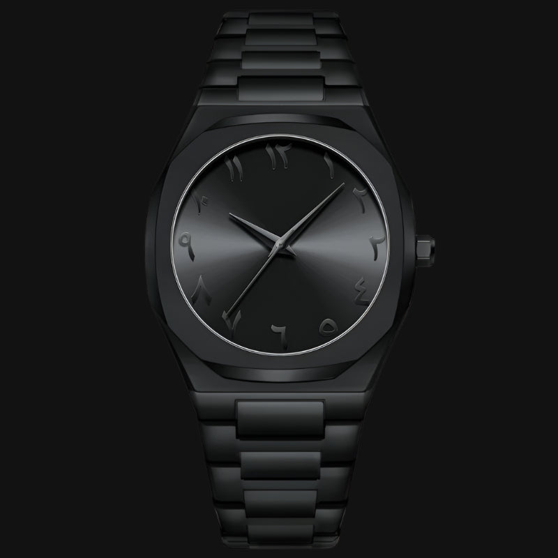 High-grade Alloy Arabic Dial Men's Waterproof Watch (Egyptian Edition)