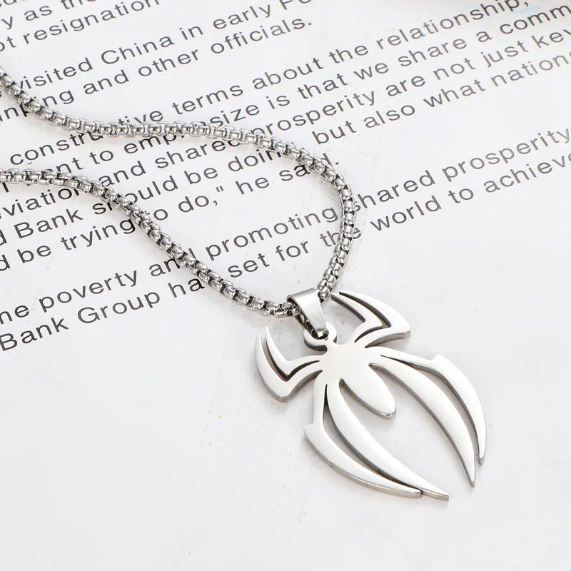 DL Spiderman Stainless Steel Necklace (Canadian Edition)