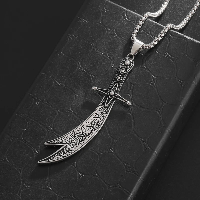 DL Ali Zulfiqar Sword Pendant Necklace (Saudi Arabia Edition)