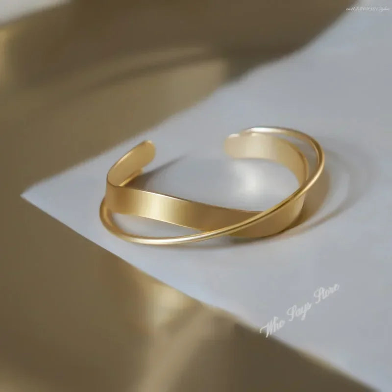 DL Stainless Steel Adjustable New Design Gold Plated Bracelet (USA Edition)