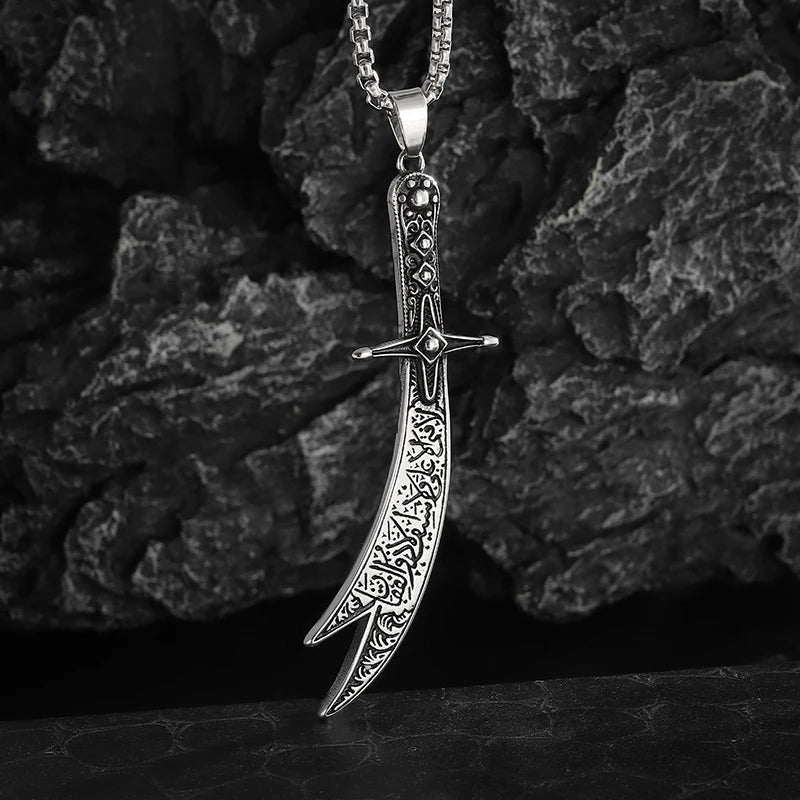 DL Ali Zulfiqar Sword Pendant Necklace (Saudi Arabia Edition)