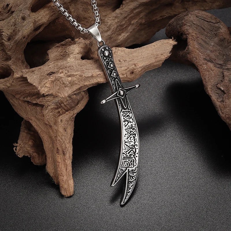 DL Ali Zulfiqar Sword Pendant Necklace (Saudi Arabia Edition)