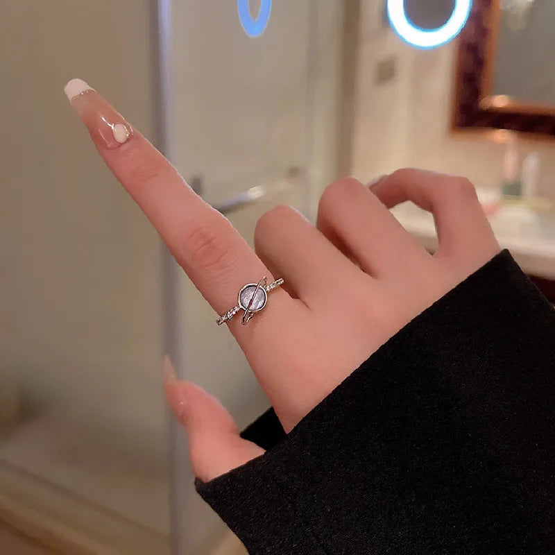 DL Blue Crystal Planet Ring (Japan Edition)