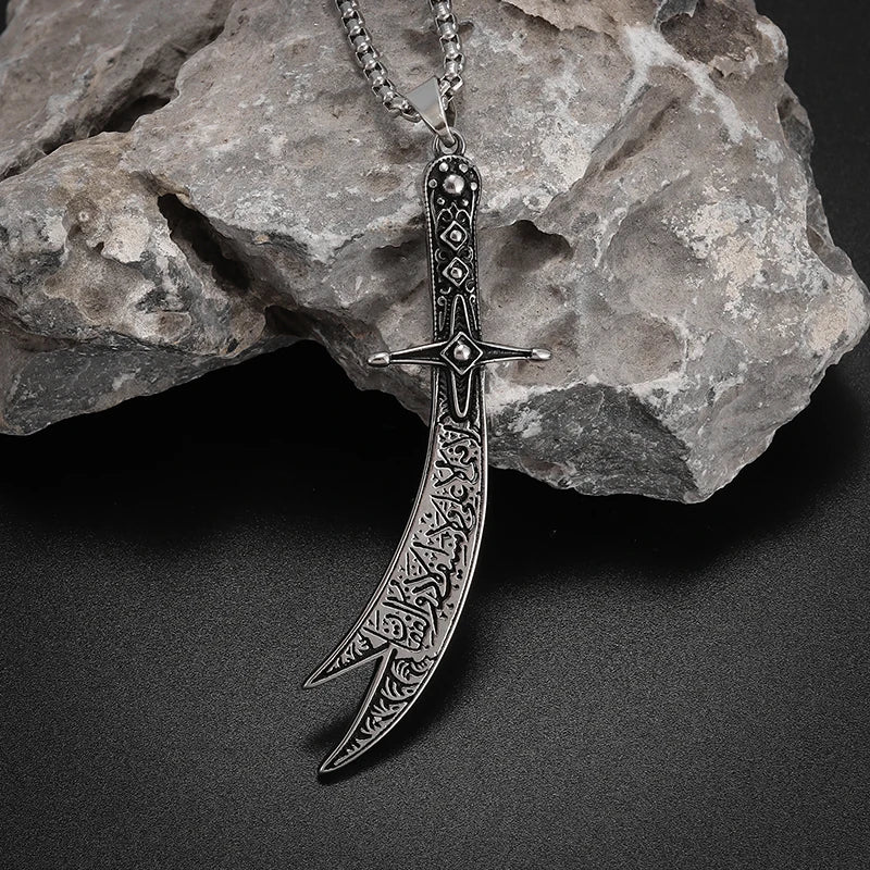 DL Ali Zulfiqar Sword Pendant Necklace (Saudi Arabia Edition)