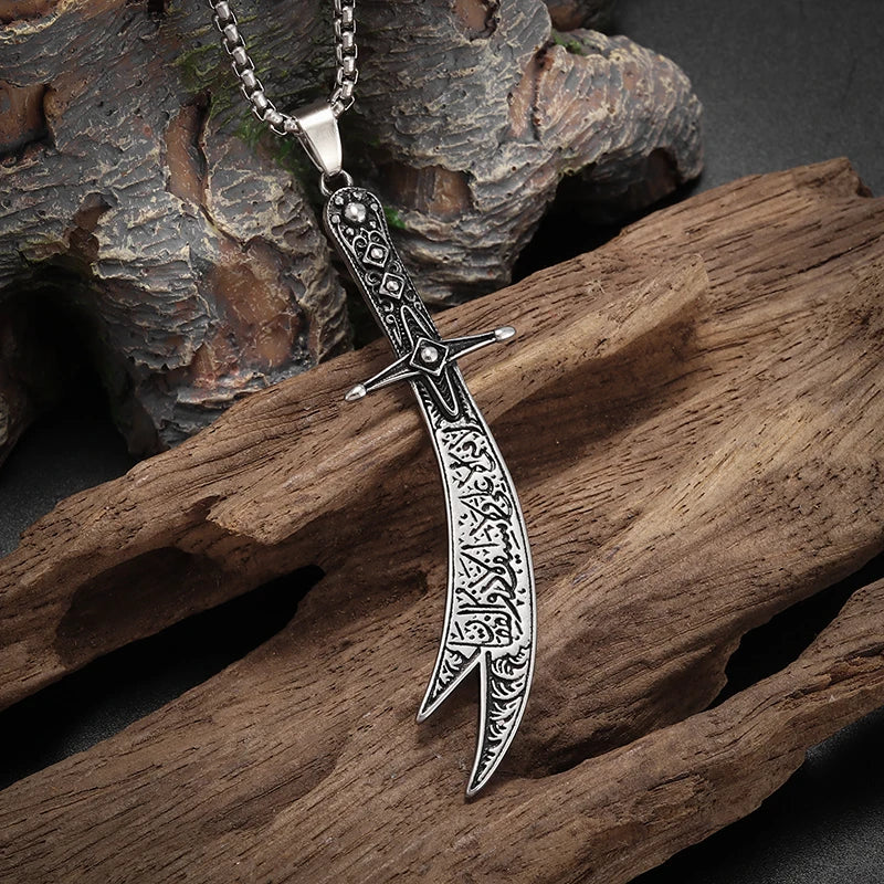DL Ali Zulfiqar Sword Pendant Necklace (Saudi Arabia Edition)