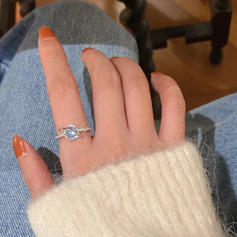DL Blue Crystal Planet Ring (Japan Edition)