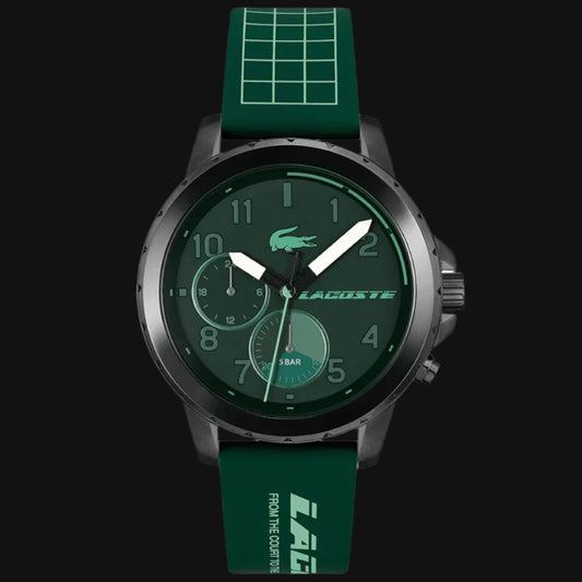 ساعة DL Lacoste للرجال كوارتز تناظرية بسوار من السيليكون 2011218