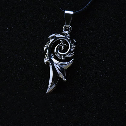 DL  Dragon Flame Men Pendant Necklaces (USA Edition)