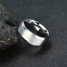 DL Stainless Steel Wedding Jewelry Horus Cross Casual Ring