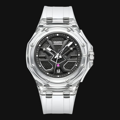 Transparent Acrylic Waterproof Luminous Quartz Watch (American Edition)