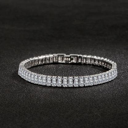 DL 925 Sterling Silver fine Crystal Bracelet (Canadian Edition)