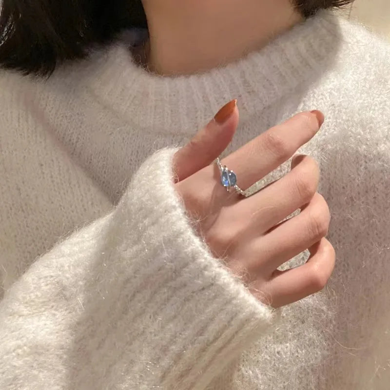 DL Blue Crystal Planet Ring (Japan Edition)