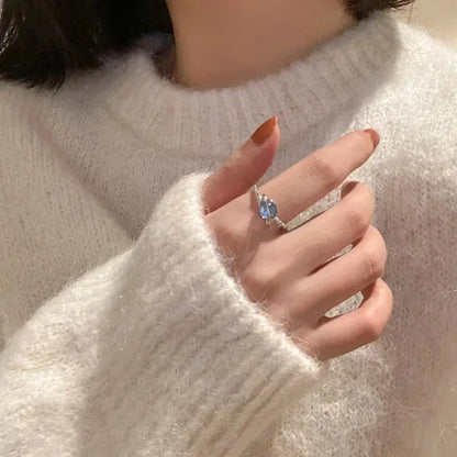 DL Blue Crystal Planet Ring (Japan Edition)