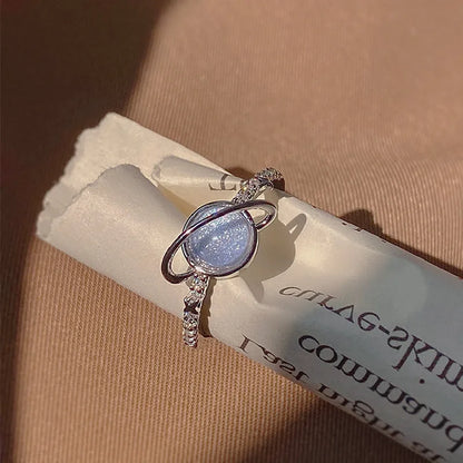 DL Blue Crystal Planet Ring (Japan Edition)