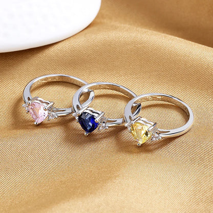 925 Silver Jewelry Heart Shape (Usa Edition)
