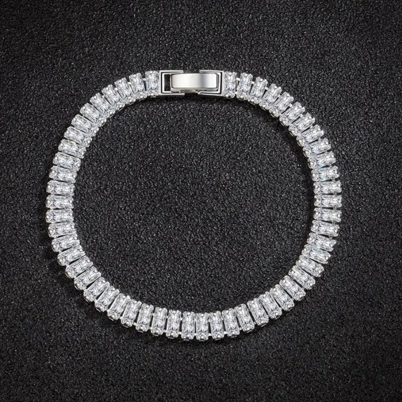 DL 925 Sterling Silver fine Crystal Bracelet (Canadian Edition)
