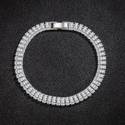 DL 925 Sterling Silver fine Crystal Bracelet (Canadian Edition)