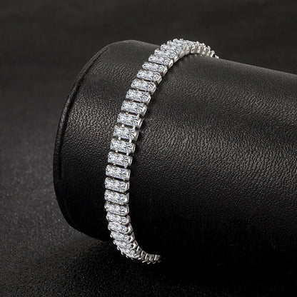 DL 925 Sterling Silver fine Crystal Bracelet (Canadian Edition)
