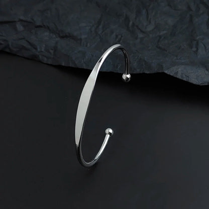 DL high quality gold plated spherical c-shape bracelet (China Edition)