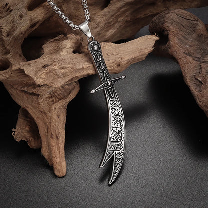 DL Ali Zulfiqar Sword Pendant Necklace (Saudi Arabia Edition)