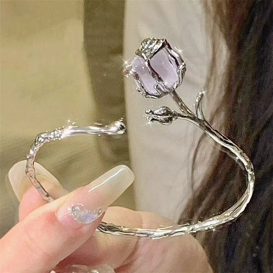 سوار DL Aesthetic Flower Purple Rose (الطبعة الكندية)