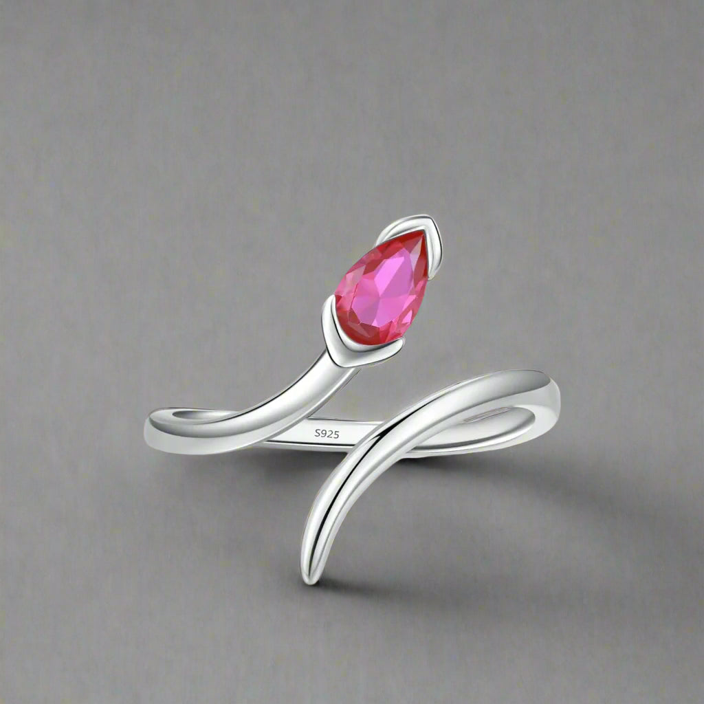 DL 925 Sterling Silver Charm Snake (Brazilian Edition)