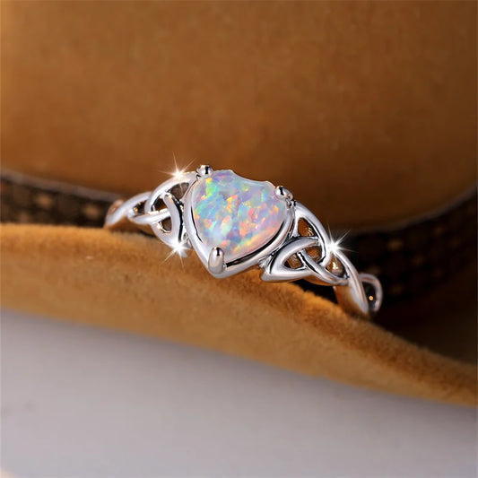 خاتم DL Mystic White Fire Opal (الطبعة الصينية) 