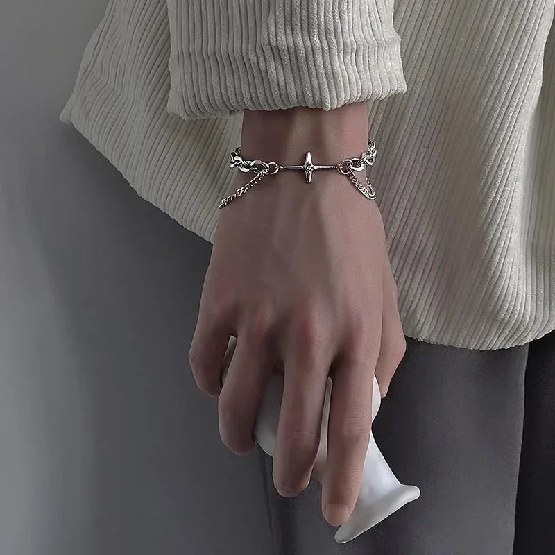 DL Y2K Vintage Star Bracelet (Korean Edition)