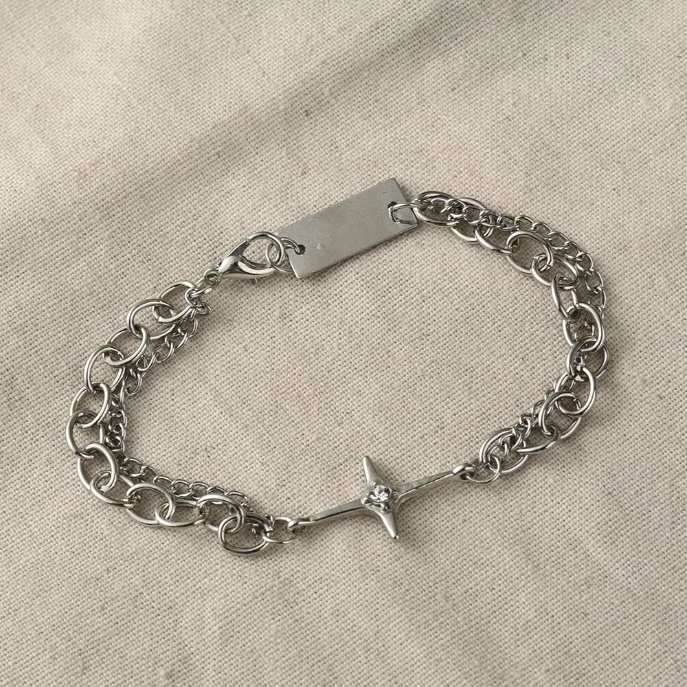 DL Y2K Vintage Star Bracelet (Korean Edition)