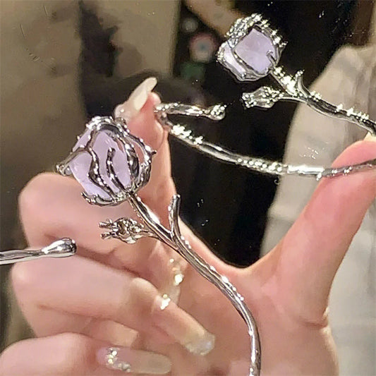 سوار DL Aesthetic Flower Purple Rose (الطبعة الكندية)