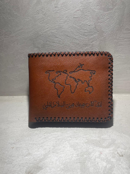 DL Handmade Personalized Leather Wallet