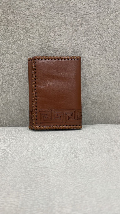 DL Handmade Personalized Leather Wallet