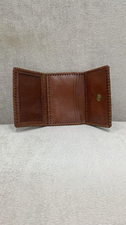DL Handmade Personalized Leather Wallet