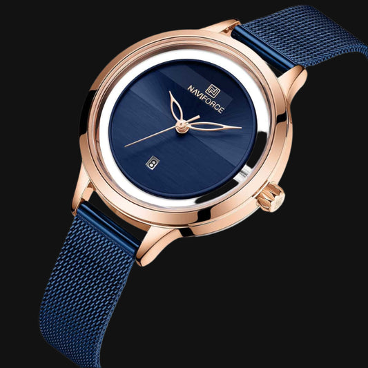 ساعة DL Naviforce للنساء NF5014-RG-BE