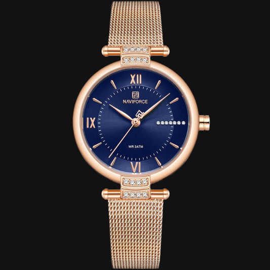 ساعة DL Naviforce للنساء NF5019-RG-BE