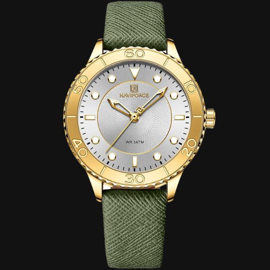 ساعة DL Naviforce للنساء NF5020-GWL-GN