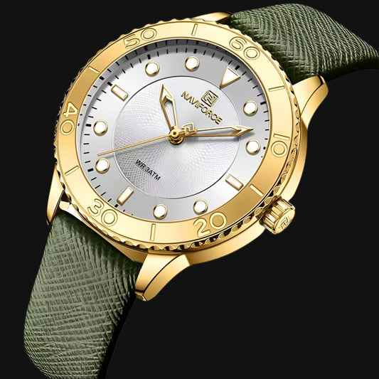 ساعة DL Naviforce للنساء NF5020-GWL-GN