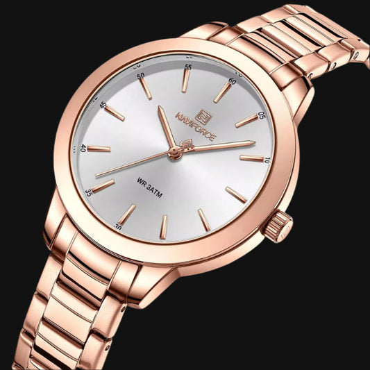 ساعة DL Naviforce للنساء NF5025-RG-W