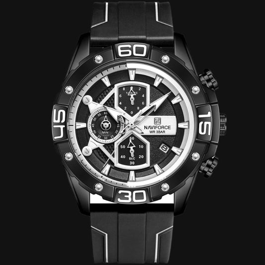 ساعة DL Naviforce للرجال NF8018T-BBW
