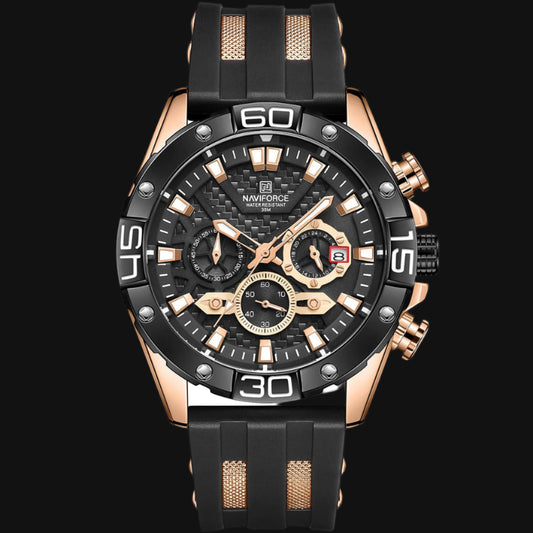 ساعة DL Naviforce للرجال NF8019T-RG-BB