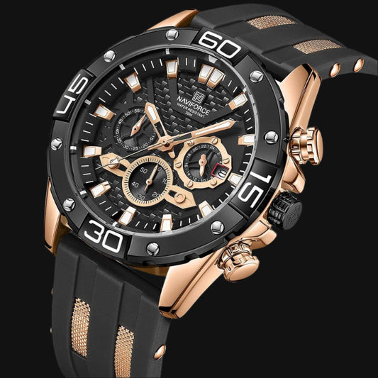 ساعة DL Naviforce للرجال NF8019T-RG-BB