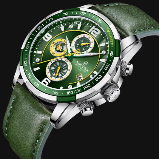ساعة DL Naviforce للرجال NF8020L-S-GN-GN