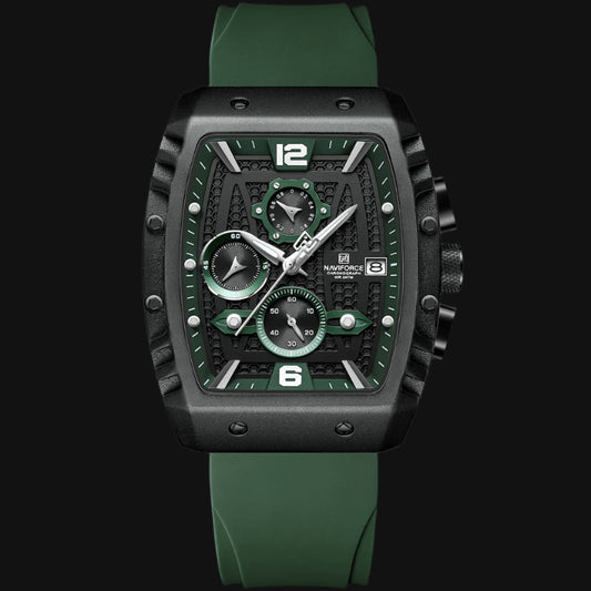 ساعة DL Naviforce للرجال NF8025-B-GN-GN
