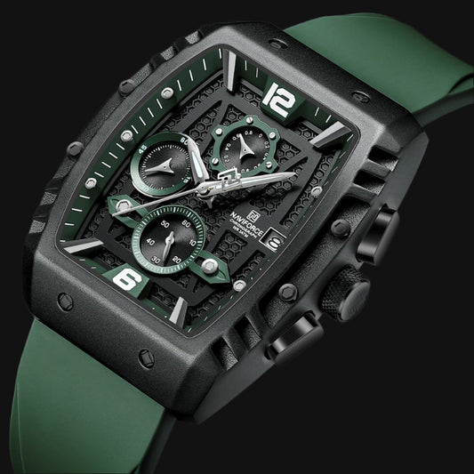 ساعة DL Naviforce للرجال NF8025-B-GN-GN