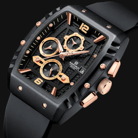 ساعة DL Naviforce للرجال NF8025 سوداء