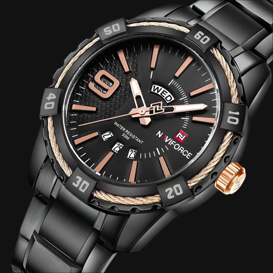 ساعة DL Naviforce للرجال NF9117S-BR