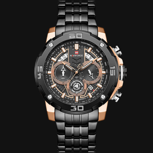 ساعة DL Naviforce للرجال NF9175-RG-B 